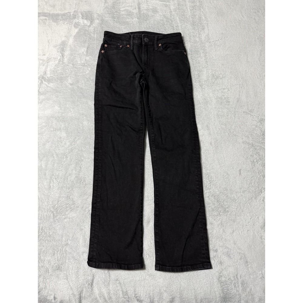 American Eagle Jeans Mens 26x27 Black Original Bootcut Dark Wash
